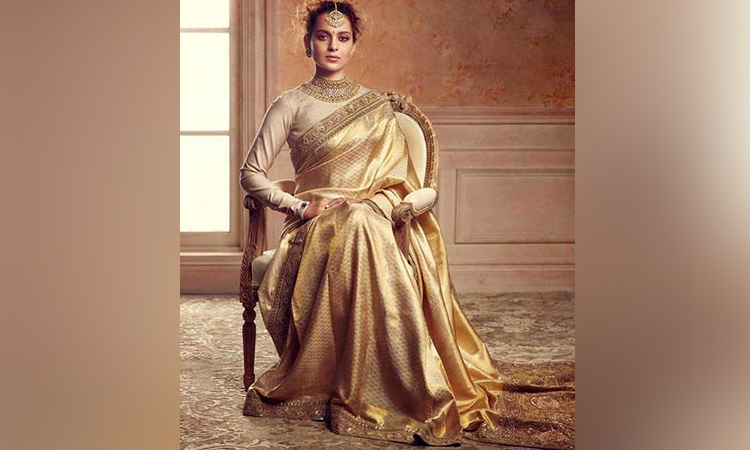 Cannes 2019: Kangana Ranaut looks like a regal beauty in a golden saree